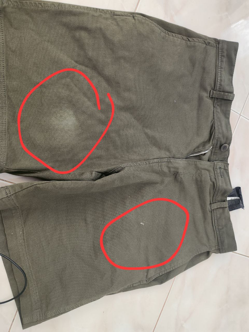 Выведение пищевых пятен c шорт